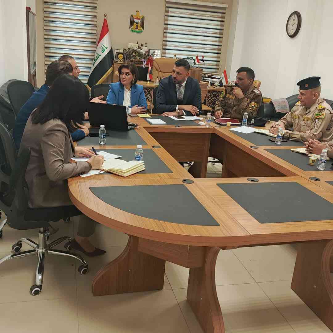 ادارة كركوك تعقد إجتماعاً لمناقشة دراسة تحويل مسارات الخندق الامني .