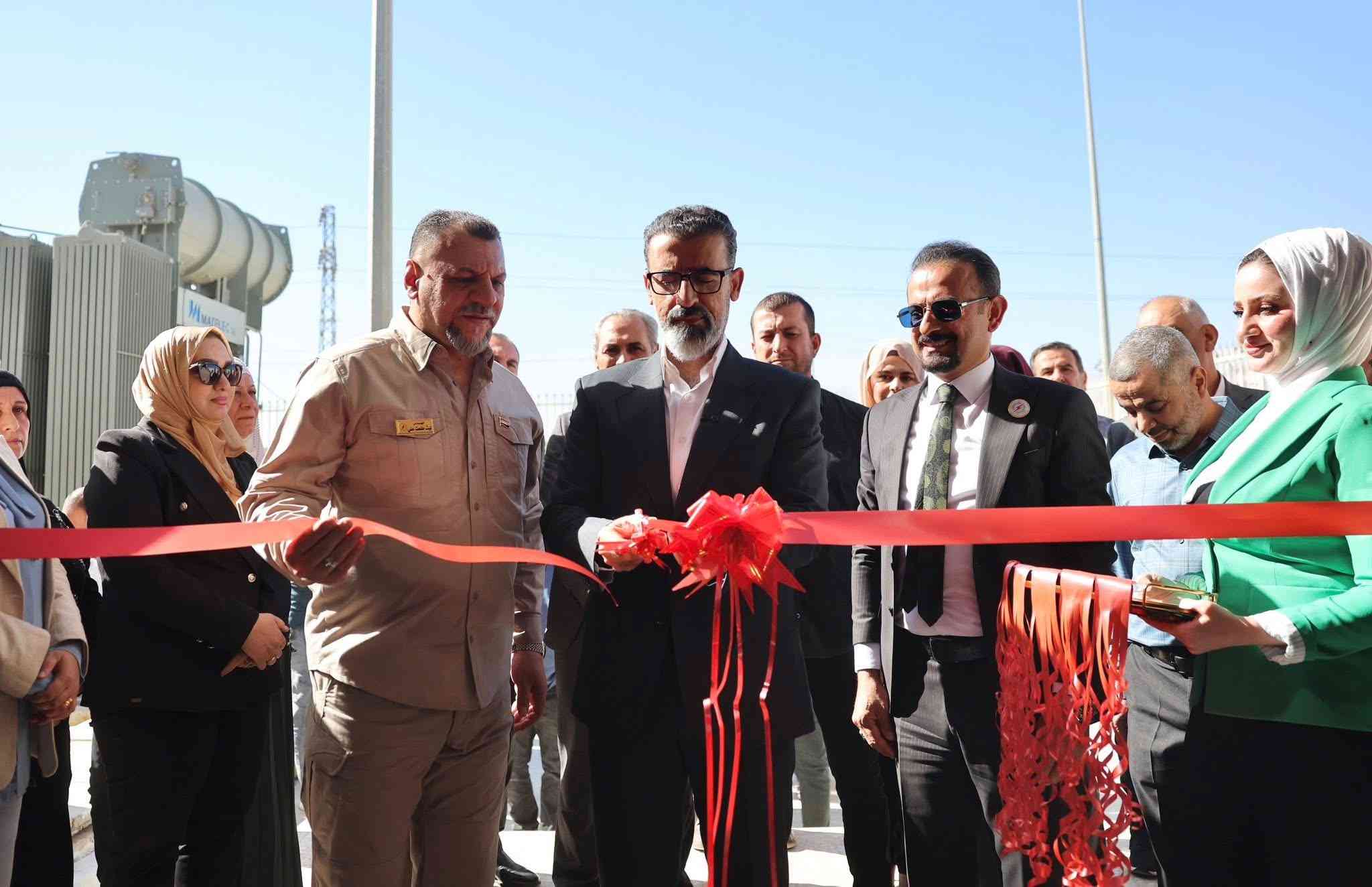 افتتاح محطة كهرباء كوركجال الثانوية.