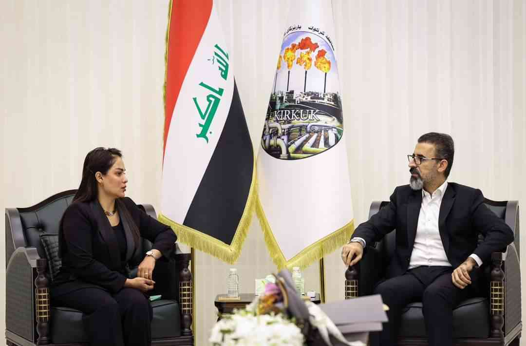 محافظ كركوك .. ريبوار طه مصطفى   يلتقي وفد الاتحاد الدولي لاعلام الاقليات وحقوق الإنسان .