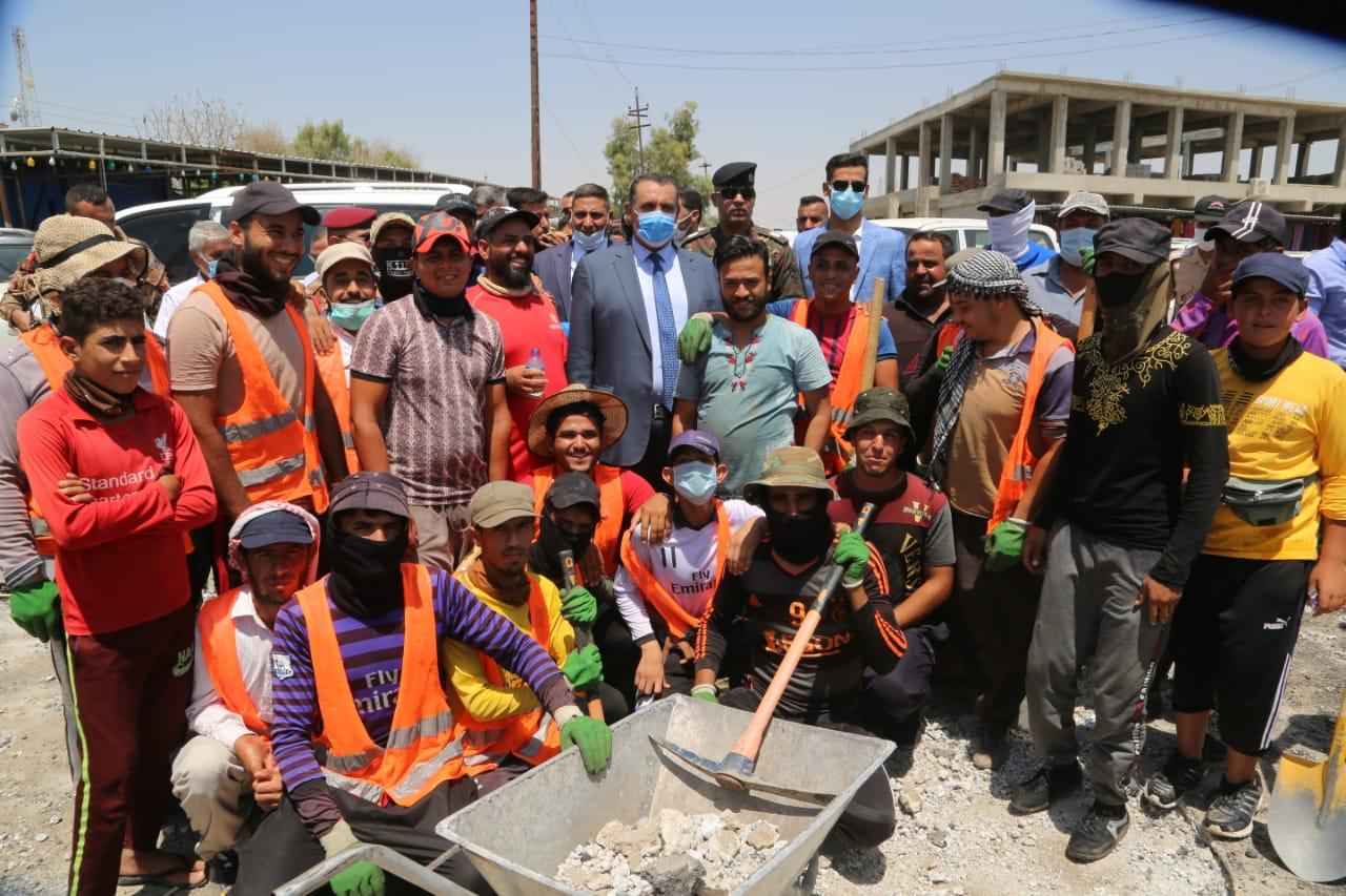 خلال جولته على مشاريع المحافظة  الجبوري  يطالب بتمويل مشاريع كركوكً المستمره ،،لما لها من اثار ايجابية في تامين فرص عمل واعمار المدن وخدمة المواطن .