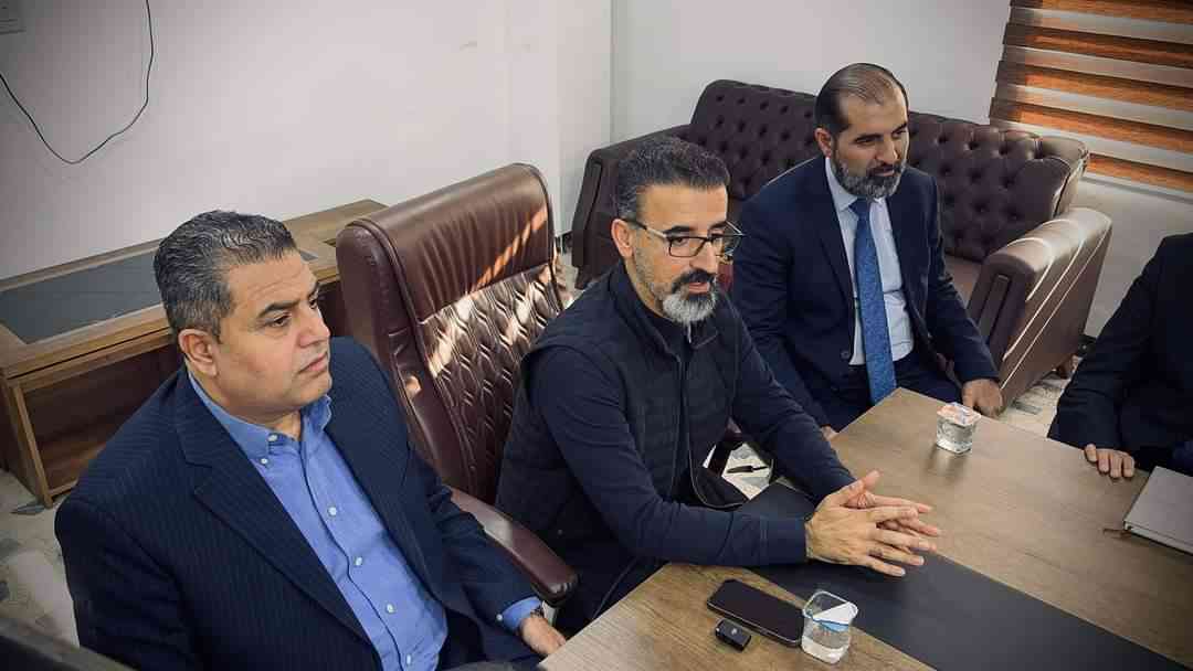 محافظ كركوك ريبوار طه مصطفى رئيس اللجنة المركزية للإحصاء
