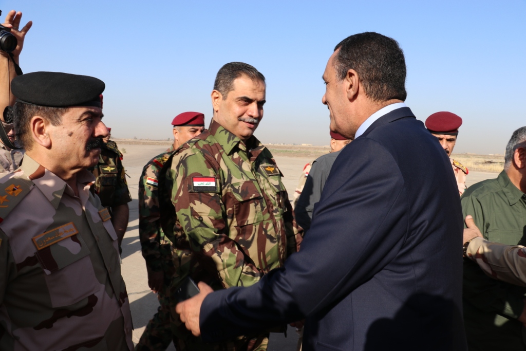 زيارة معالي وزير الدفاع الى محافظة كركوك 
