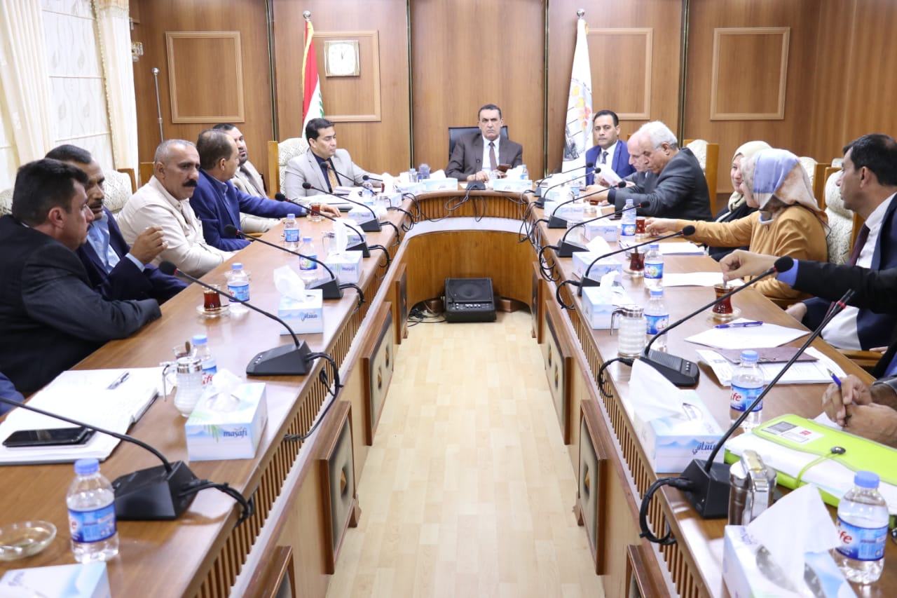  الجبوري  يوجه الدوائر بسرعة احالة وتنفيذ المشاريع الخدمية ضمن تخصيصات الموازنة لدوائر كركوك
