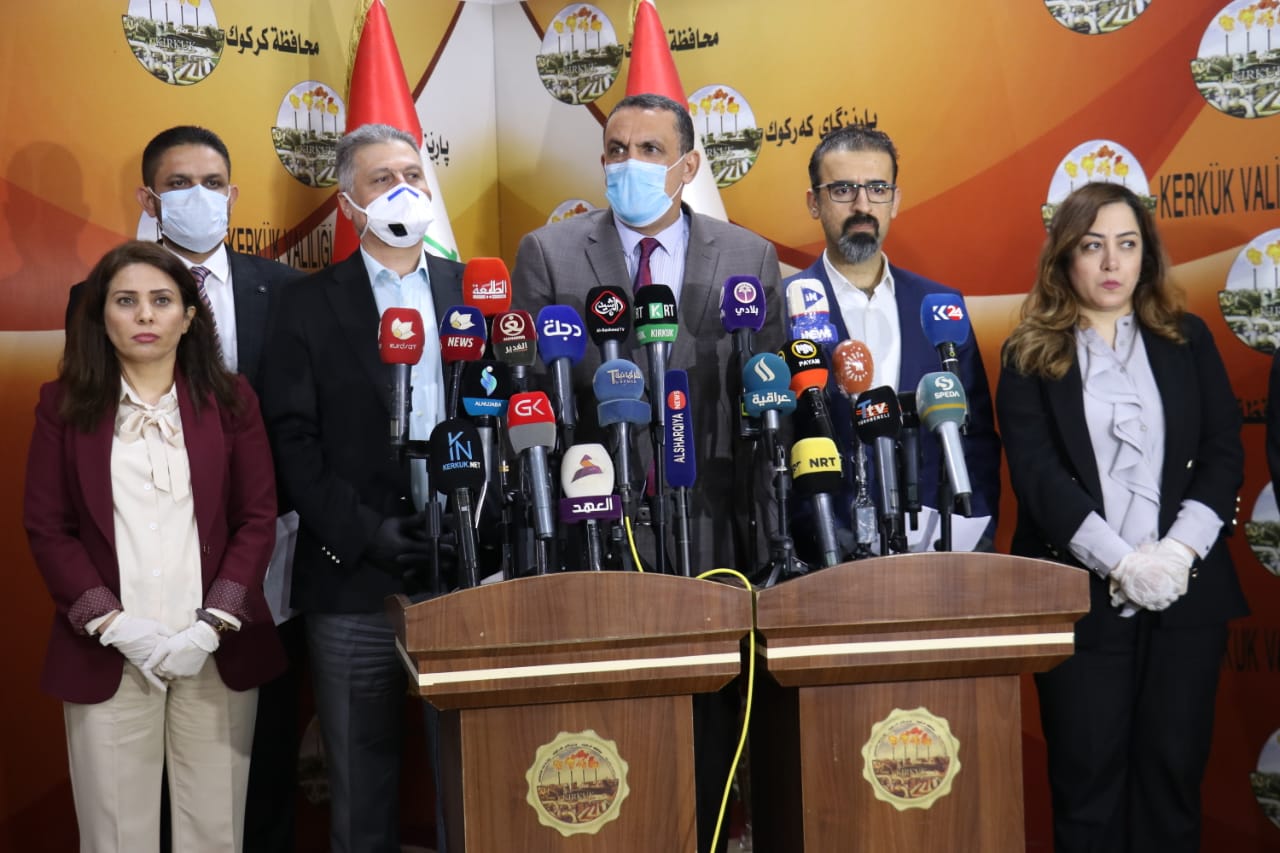  خلية الأزمة في كركوك  تهنئ مواطني المحافظة وقواتنا الأمنية وكوادرنا الصحية بحلول شهر رمضان الكريم 