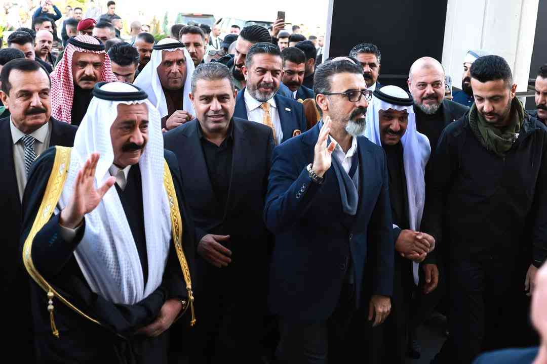 محافظ كركوك ريبوار طه مصطفى   يحضر التجمع العشائري الذي اقامته قبيلة المسارة الطائية في كركوك.