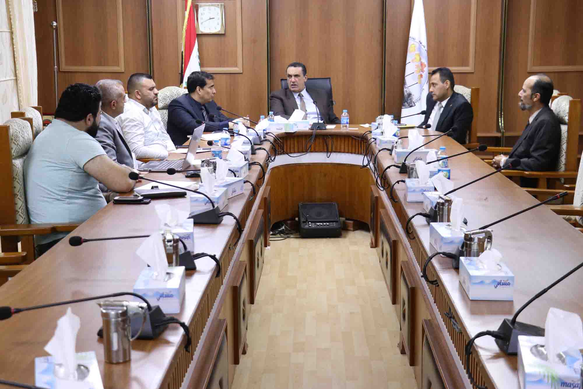 أدارة كركوك ,, تؤكد على دعم الحكومة الألكترونية وأستقبال شكاوى المواطنين  