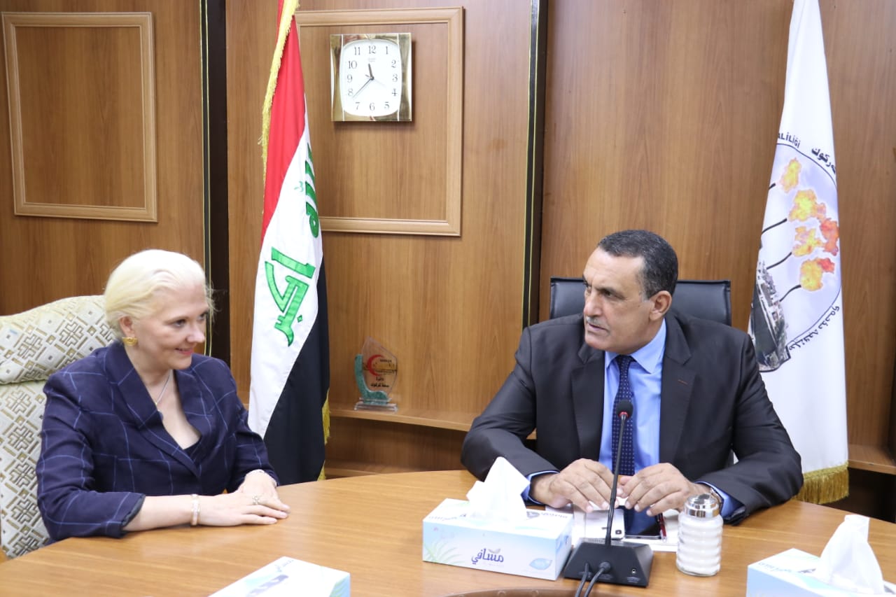 الجبوري  يبحث مع  مدير المجلس الثقافي البريطاني تأهيل الشباب ودعم الأطفال وتطوير القطاع التربوي 