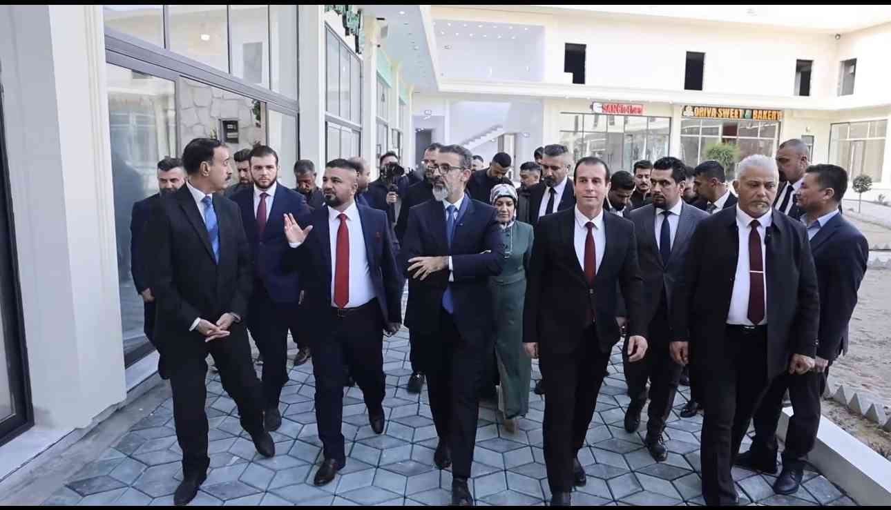 تفقّد محافظ كركوك ريبوار طه   مشروع مجمع بافيان بوليفارد التجاري ، 