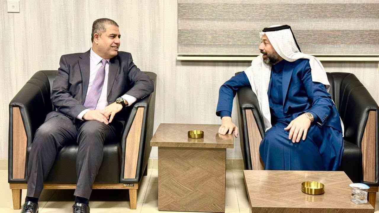 النائب الأول لمحافظ كركوك يلتقي الشيخ ظاهر أنور العاصي.
