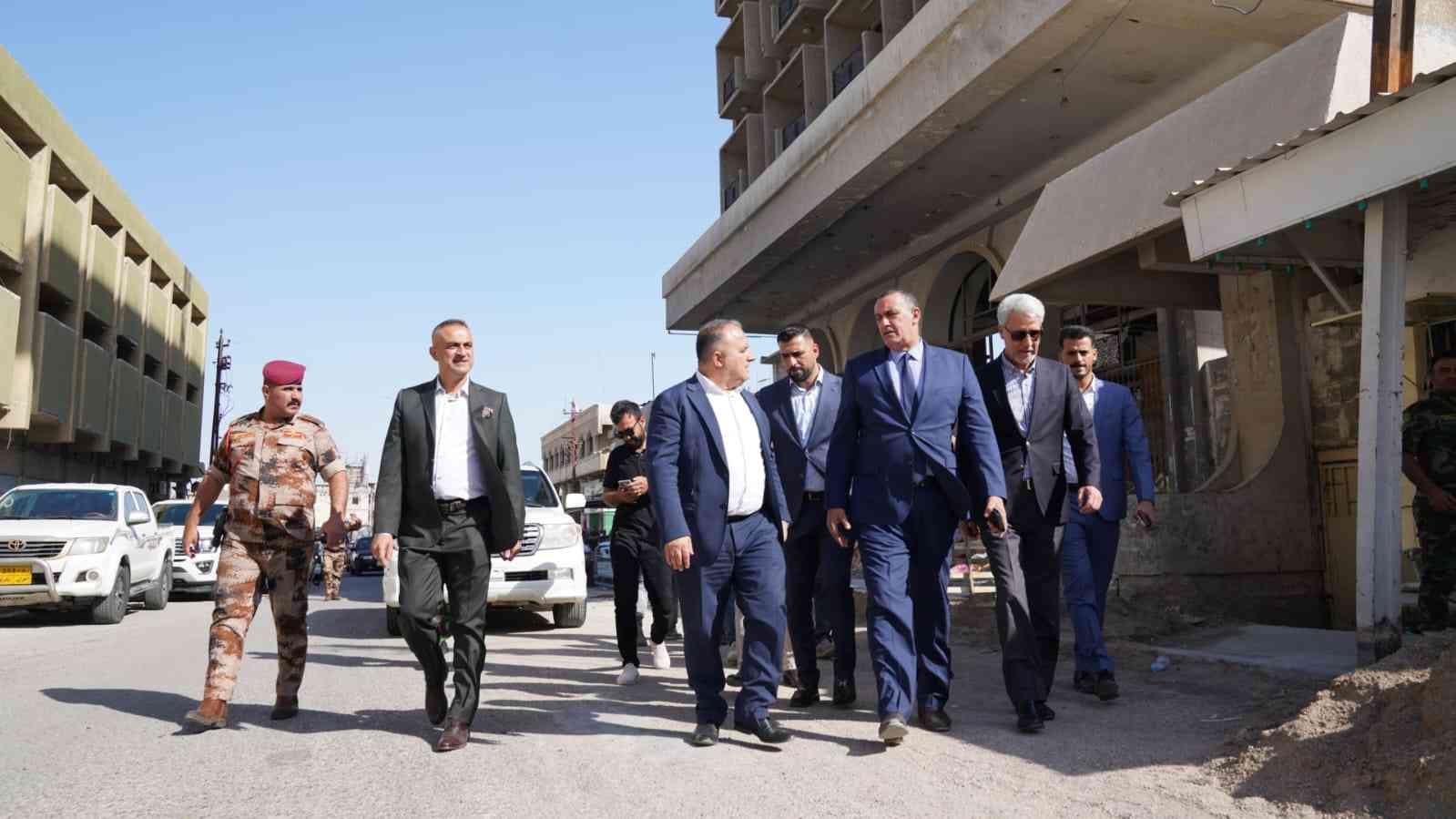 الجبوري ..  وجهنا بانجاز شارع المجيدية والاوقاف (المحكمة سابقا )خلال اسابيع .