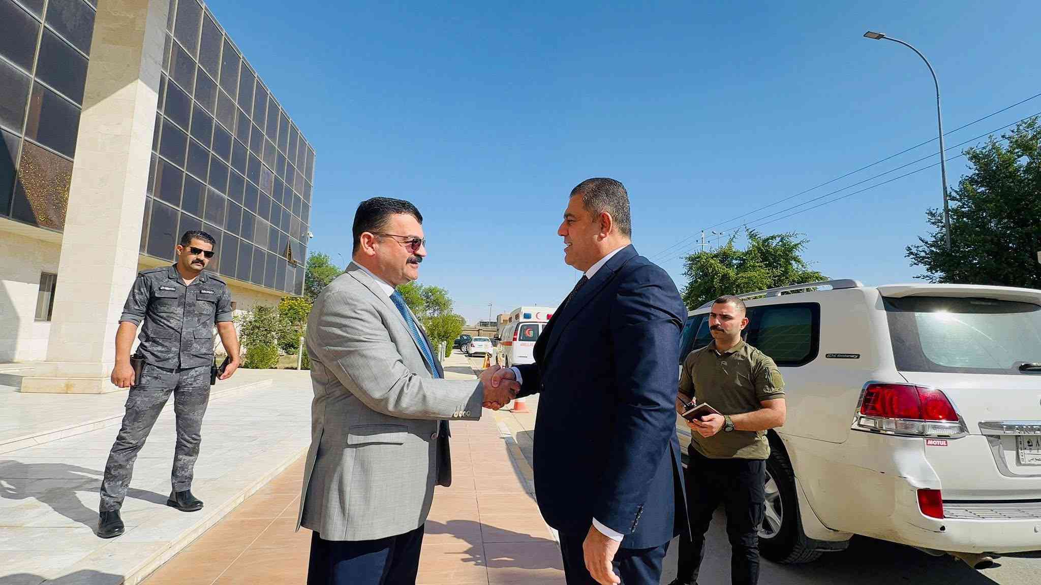 النائب الأول لمحافظ كركوك يزور شركة المنتجات النفطية فرع كركوك.