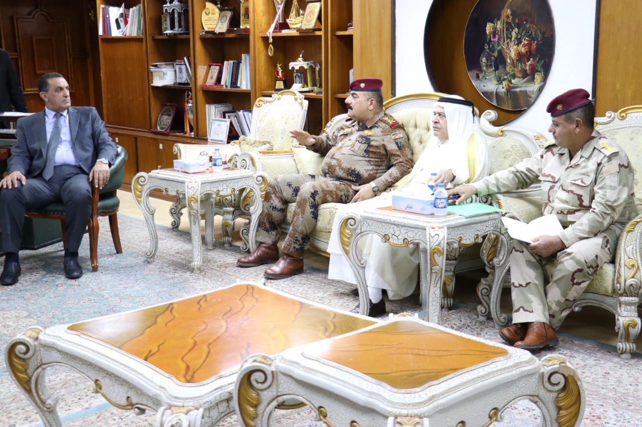   الجبوري  يشيد بدور قائد المقر المتقدم للعمليات المشتركة وجميع التشكيلات الأمنية