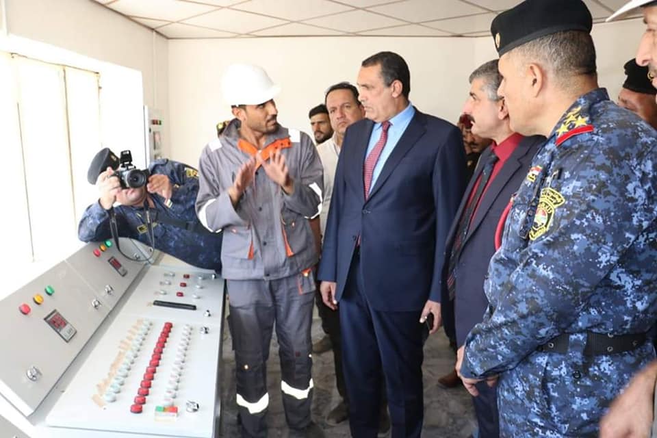 الجبوري يتفقد عددا من المشاريع التي ينفذها برنامج الأمم المتحدة الأنمائي في قضاء الحويجة