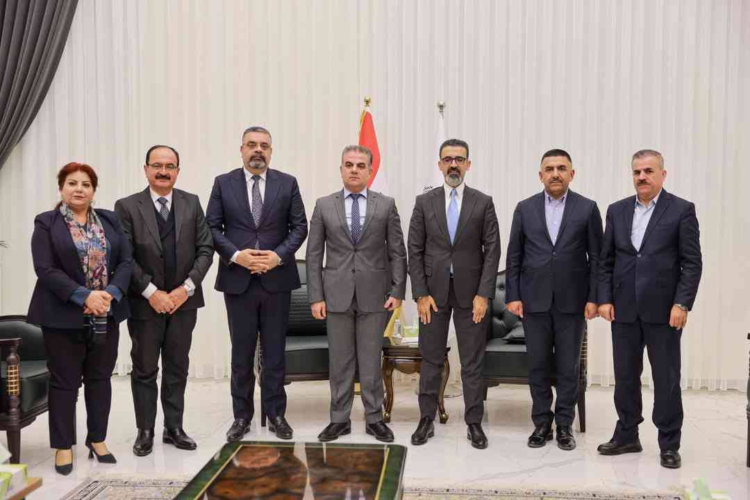 استقبل السيد محافظ كركوك ريبوار طه مصطفى 