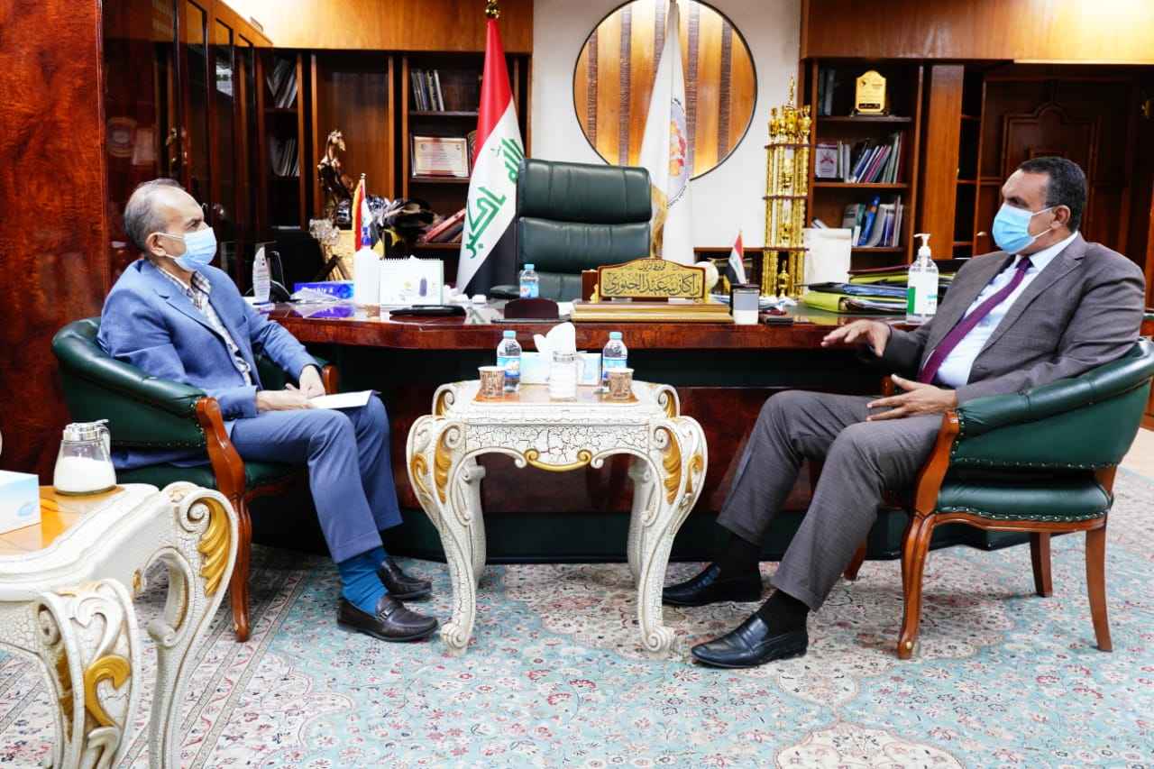    السيد محافظ كركوك ونائب رئيس الجبهة التركمانية العراقية يبحثان اوضاع كركوك الأمنية والخدمية .. ويؤكدان على  اهمية دعم القوات الأمنية وتعزيز الأستقرار 