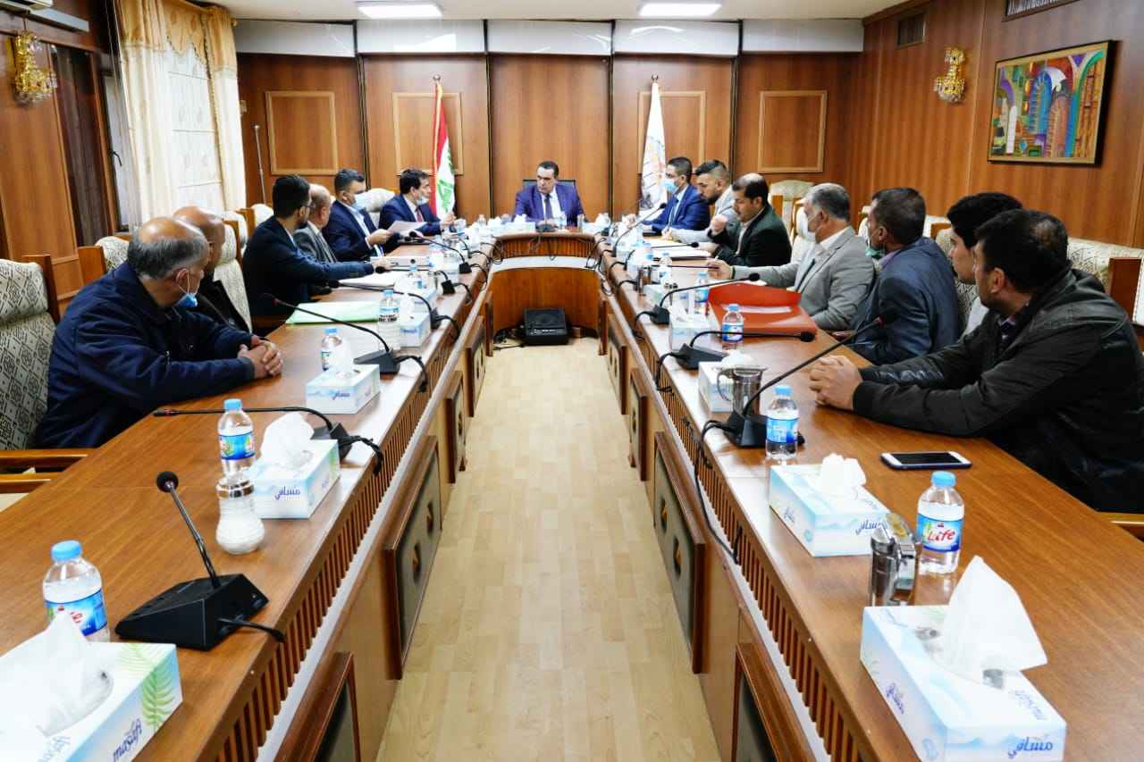 الجبوري  يوجه دائرة الصحة واللجان الفنية والهندسية ،بسرعة اكمال المتطلبات للشروع بأنجاز مستشفى الحويجة .