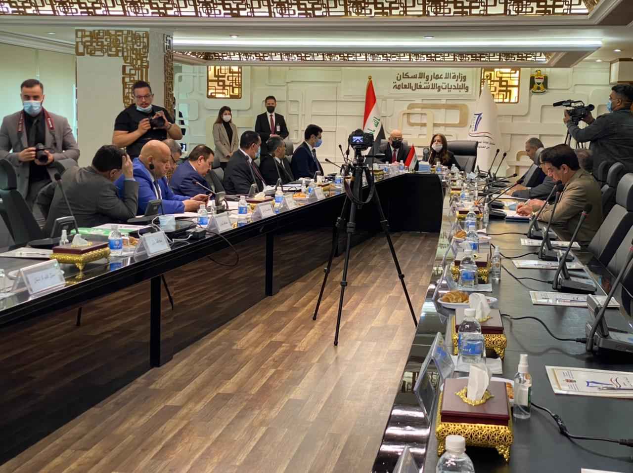 الجبوري  يحضر اجتماع مجلس أمناء صندوق أعادة اعمار المناطق المتضررة من العمليات الأرهابية .
