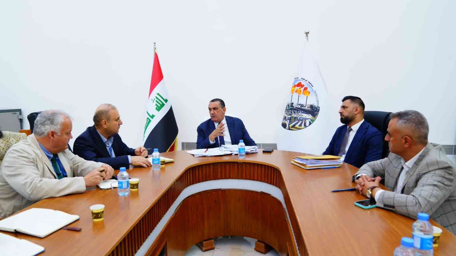 محافظ كركوك .. يبحث مع برنامج الأمم المتحدة الأنمائي (UNDP) جهود الاعمار في المناطق المحررة ودعم الأستقرار .