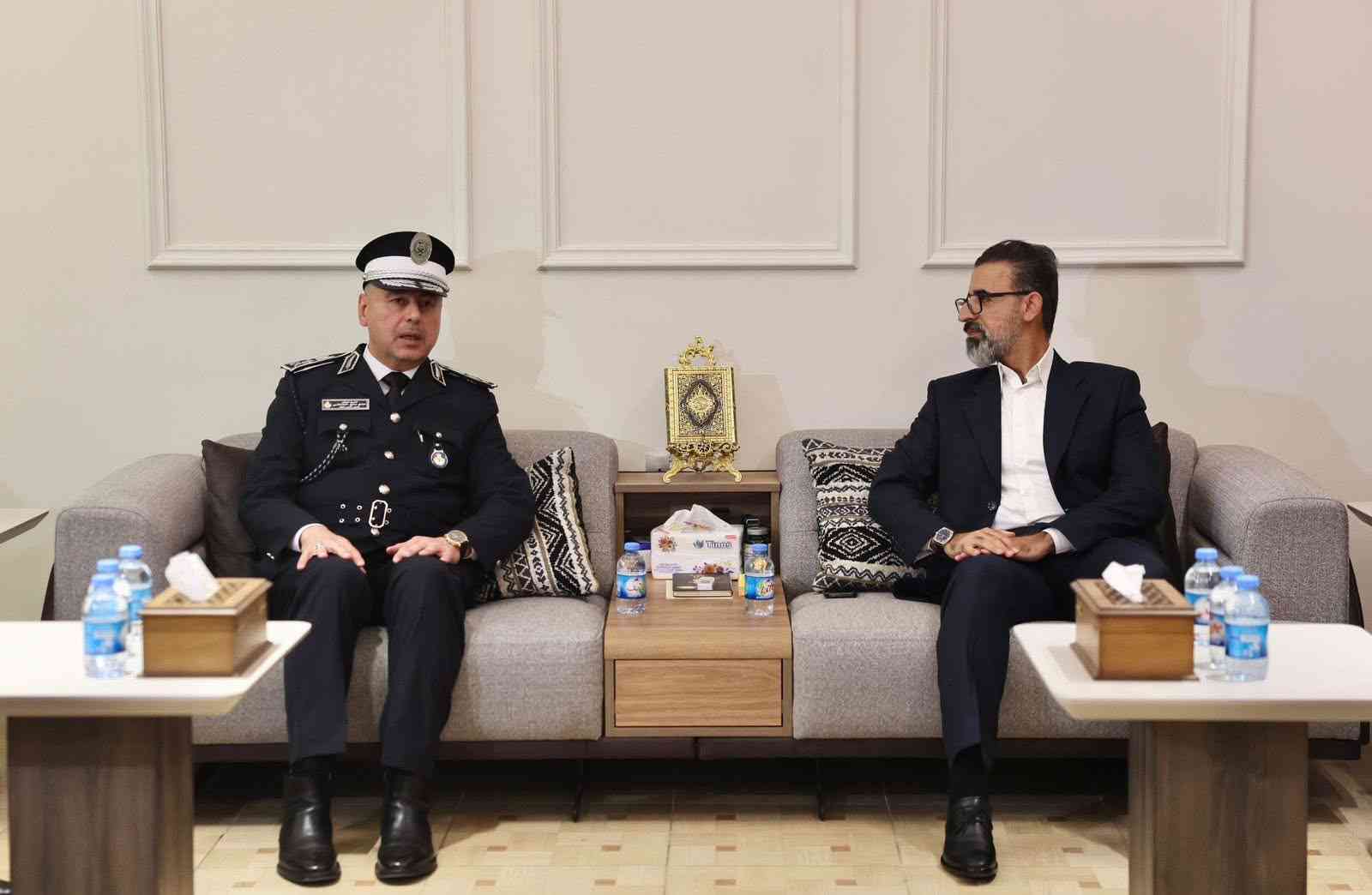 استقبل السيد محافظ كركوك ريبوار طه   الفريق عدي سمير مدير عام المرور في العراق