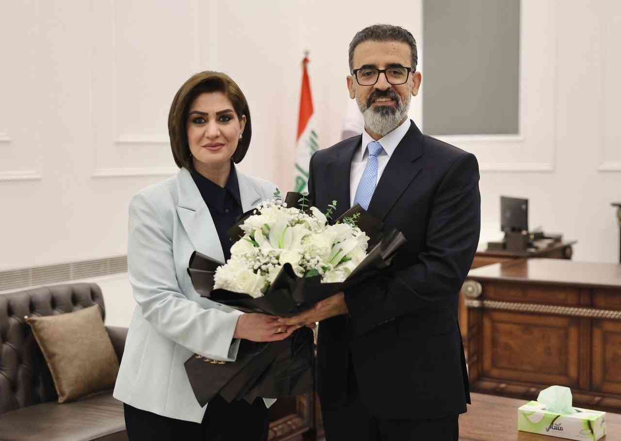 استقبل محافظ كركوك السيد ريبوار طه   السيدة أنجيل زيا شيبا مقررة مجلس محافظة كركوك.