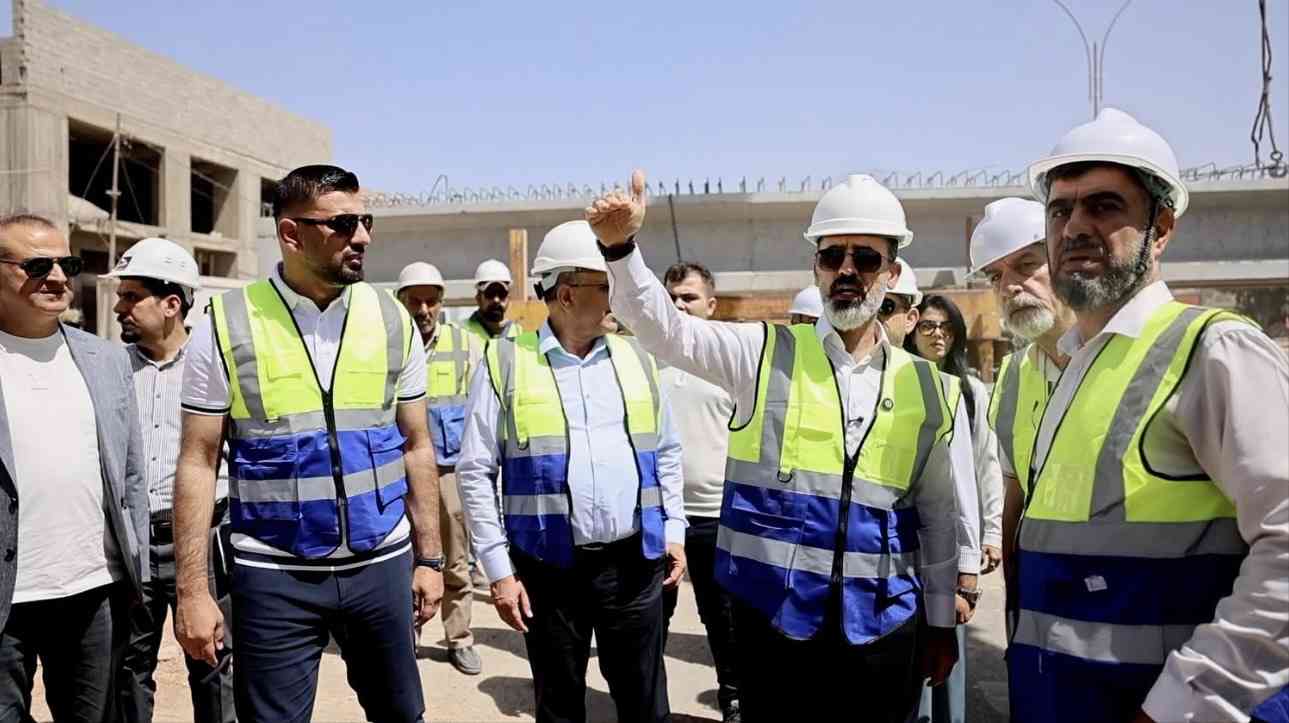 بقرار وإشراف مباشر من   محافظ كركوك السيد ريبوار طه   إنشاء جسر حديث في ناحية تازة