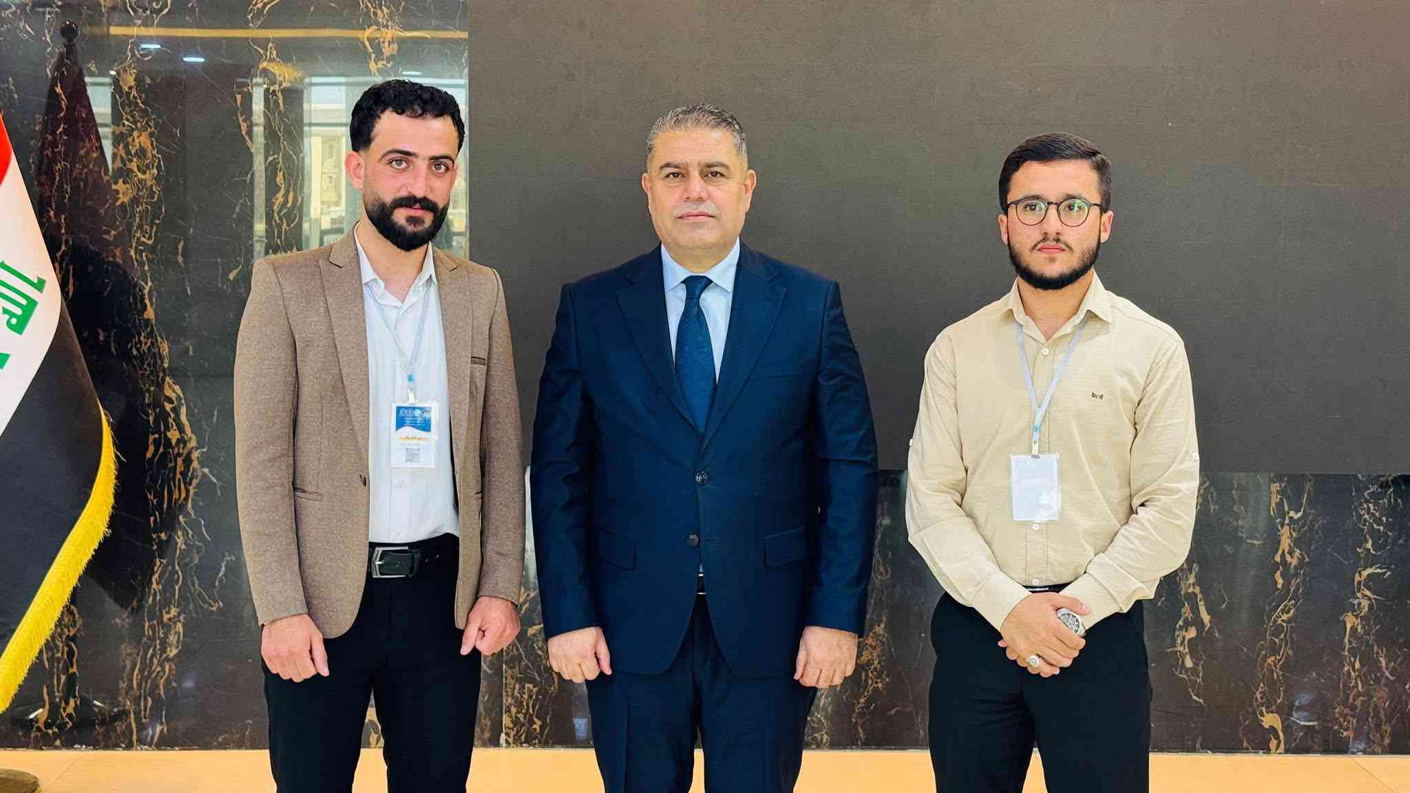 النائب الأول لمحافظ كركوك يشيد بجهود طلبة الكلية التقنية الصحية والطبية.