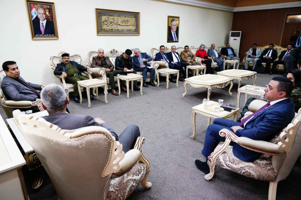 وفد دائرة شؤون الالغام يزور كركوك .