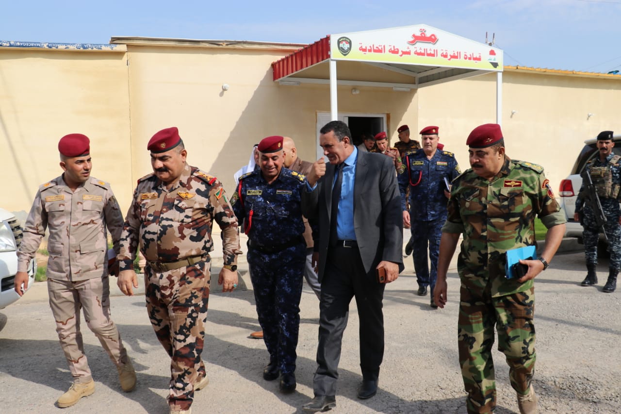  الجبوري  القوات الأمنية هي شرف لنا ,, والحويجة اليوم تتمتع بأستقرار أمني لم تشهده من قبل .. ومستمرون في تنفيذ خططنا لخدمة مواطني كركوك