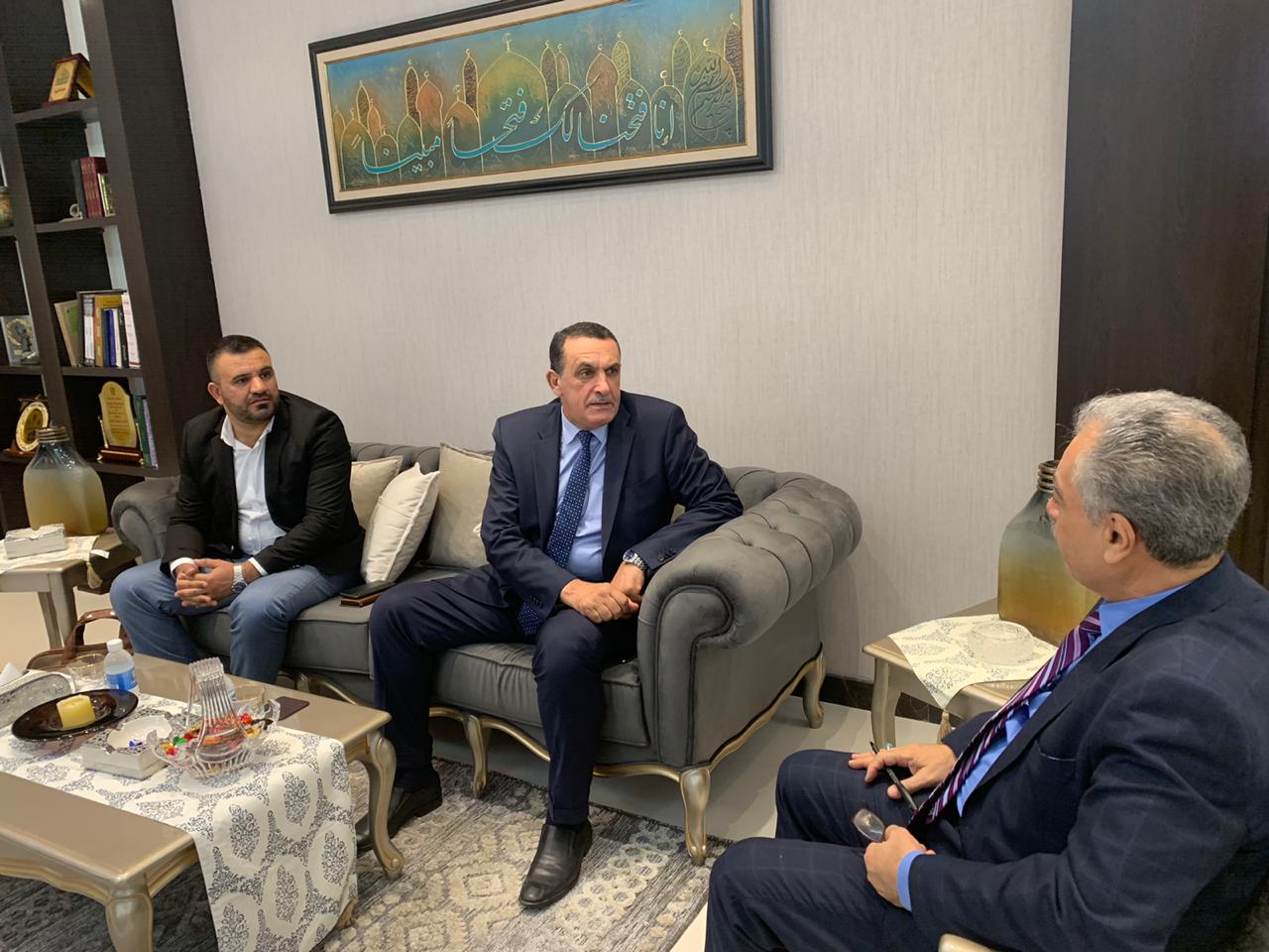            الجبوري  يشيد بجهود رئيس صندوق أعادة اعمار المناطق المتضررة من العمليات الأرهابية 