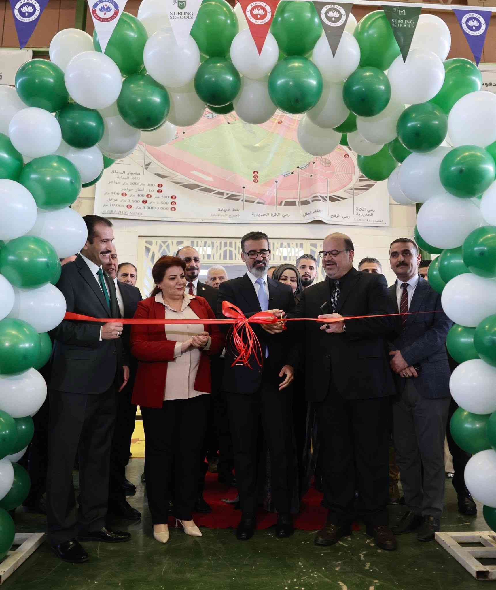 افتتح السيد محافظ كركوك ريبوار طه   معرض ابتكارات الطلبة ( أولمبياد INPO للمشاريع العلمية ) 