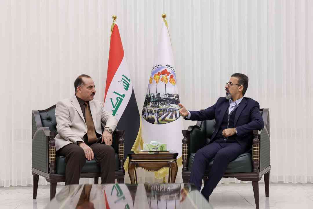 محافظ كركوك ريبوار طه مصطفى ..  يستقبل المستشار الامني لسيادته