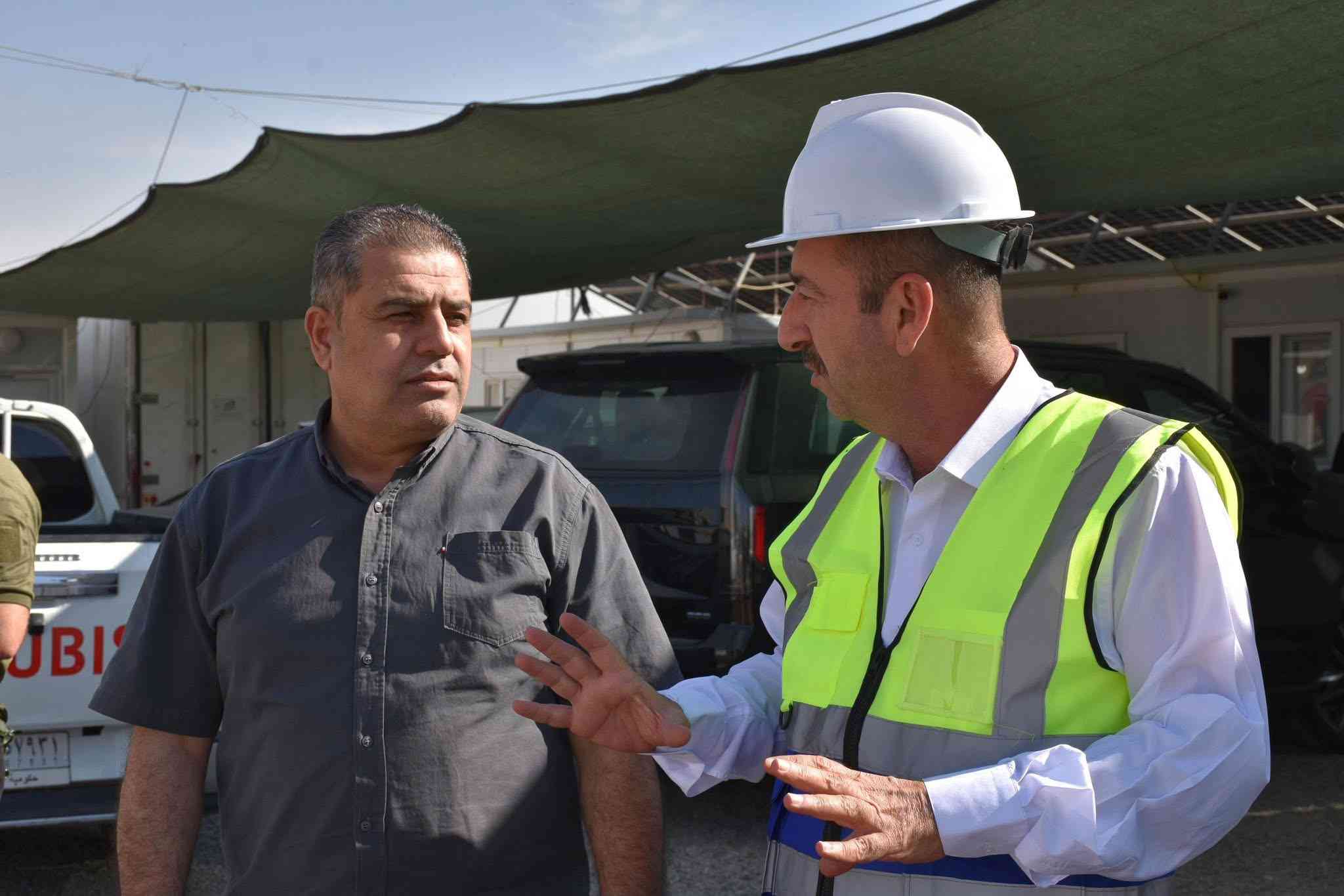 دعماً لجهود ادارة كركوك وفريقها الحكومي   النائب الأول لمحافظ كركوك الدكتور ياوز حميد محمود يزور مشروع تطوير مدخل كركوك – السليمانية