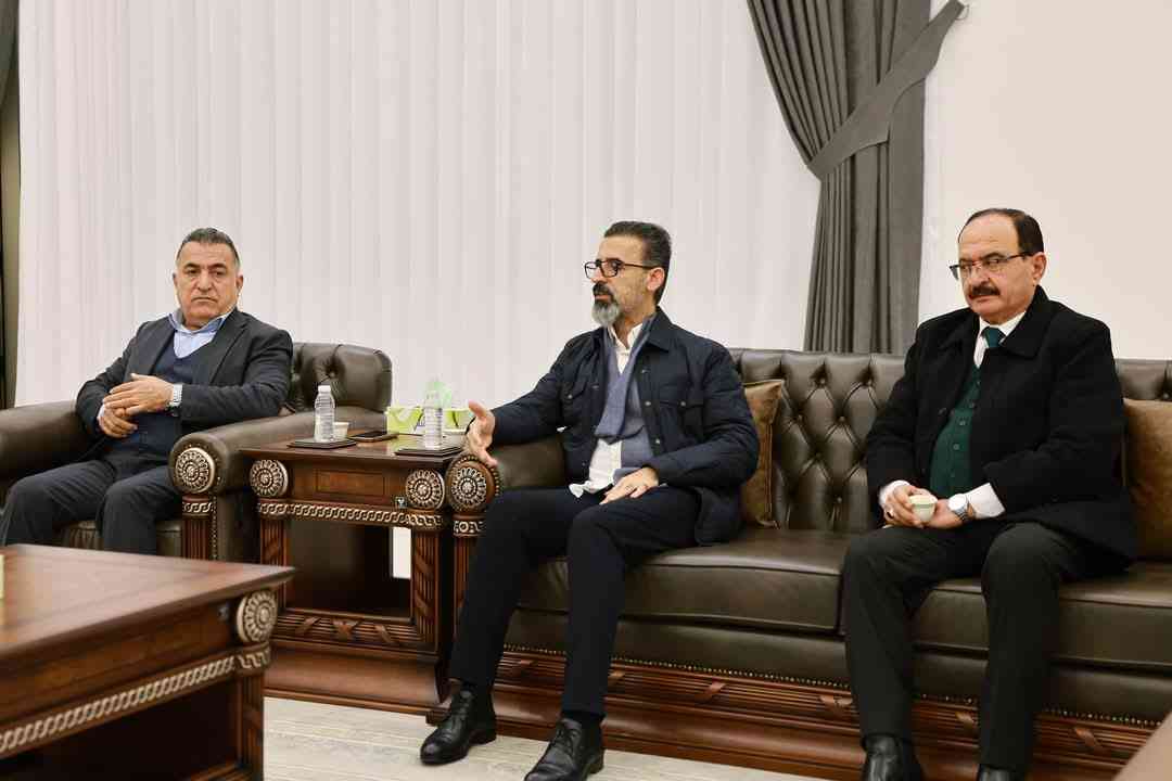 استقبل السيد محافظ كركوك ريبوار طه مصطفى