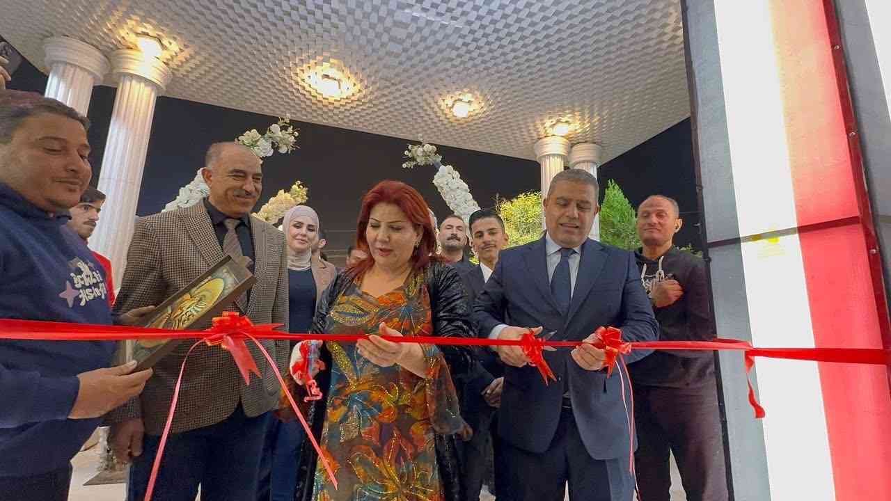 النائب الأول لمحافظ كركوك يفتتح مهرجان السوق المصري.