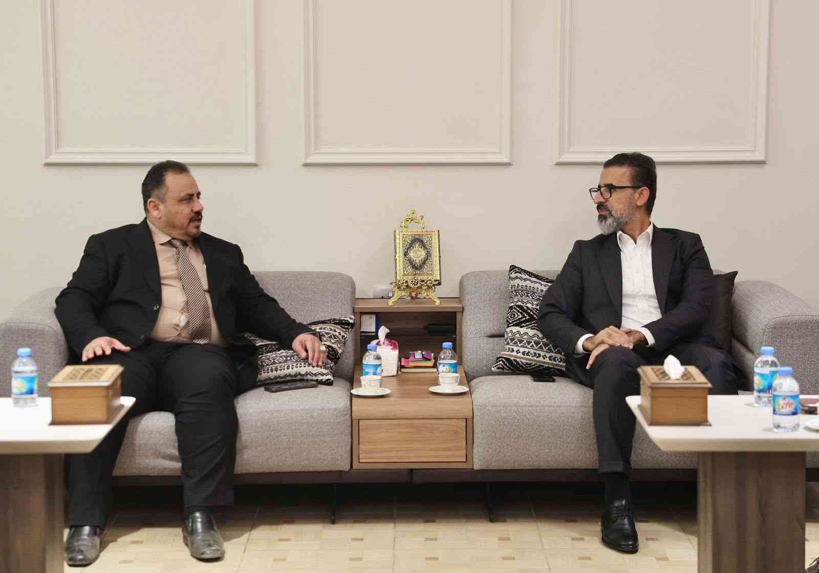 التقى محافظ كركوك السيد ريبوار طه 