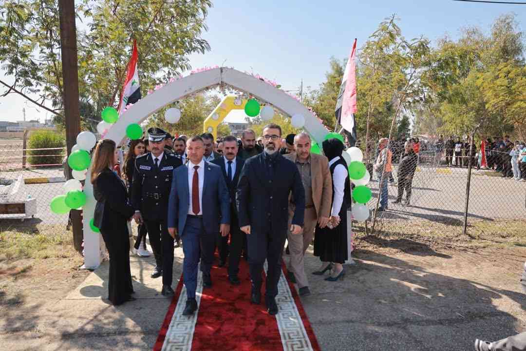 بمشاركة شباب محافظات   محافظ كركوك ريبوار طه مصطفى 